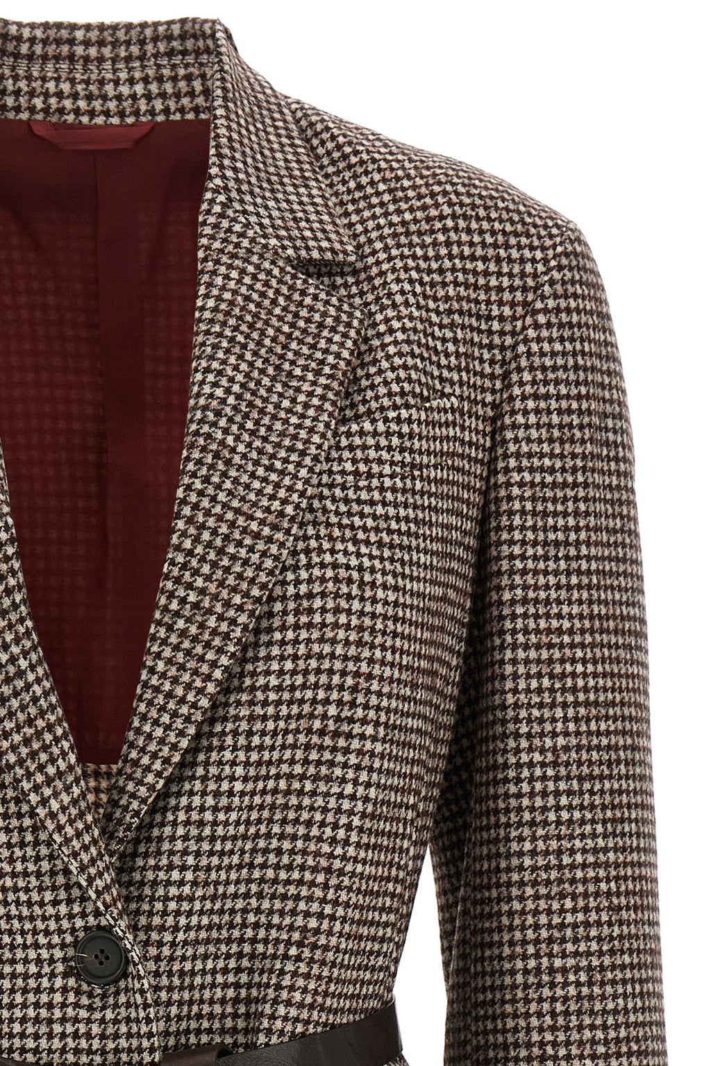 BRUNELLO CUCINELLI Houndstooth blazer