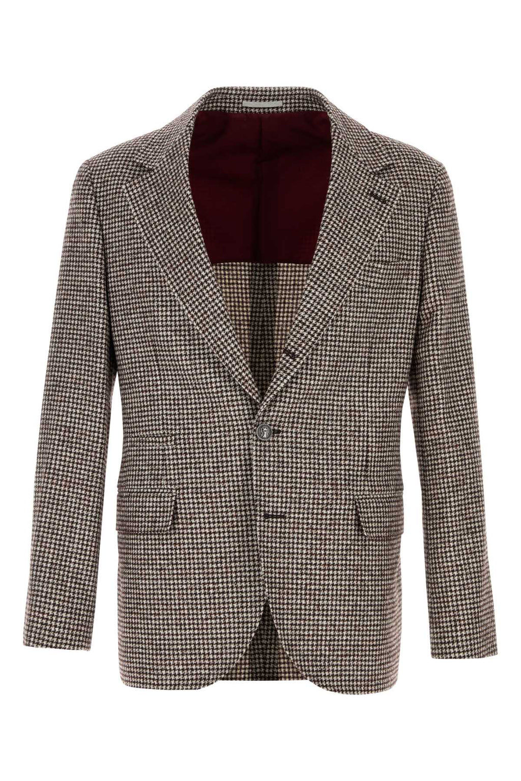 BRUNELLO CUCINELLI SUIT-TYPE JACKET For Men Exterior: 58% Wool 33% Alpaca 9% Nylon Lining: 100% Cupro