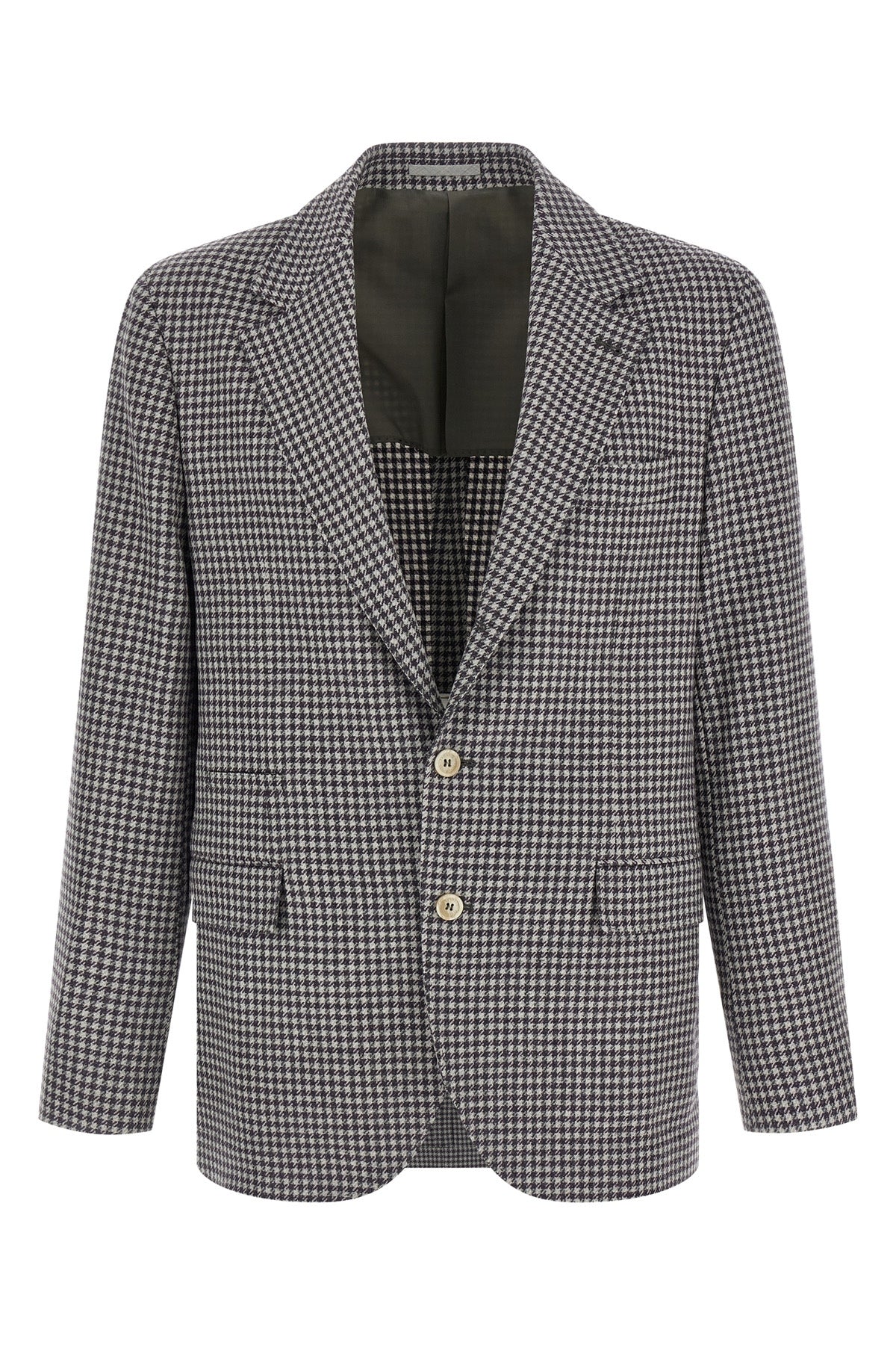 BRUNELLO CUCINELLI Houndstooth blazer