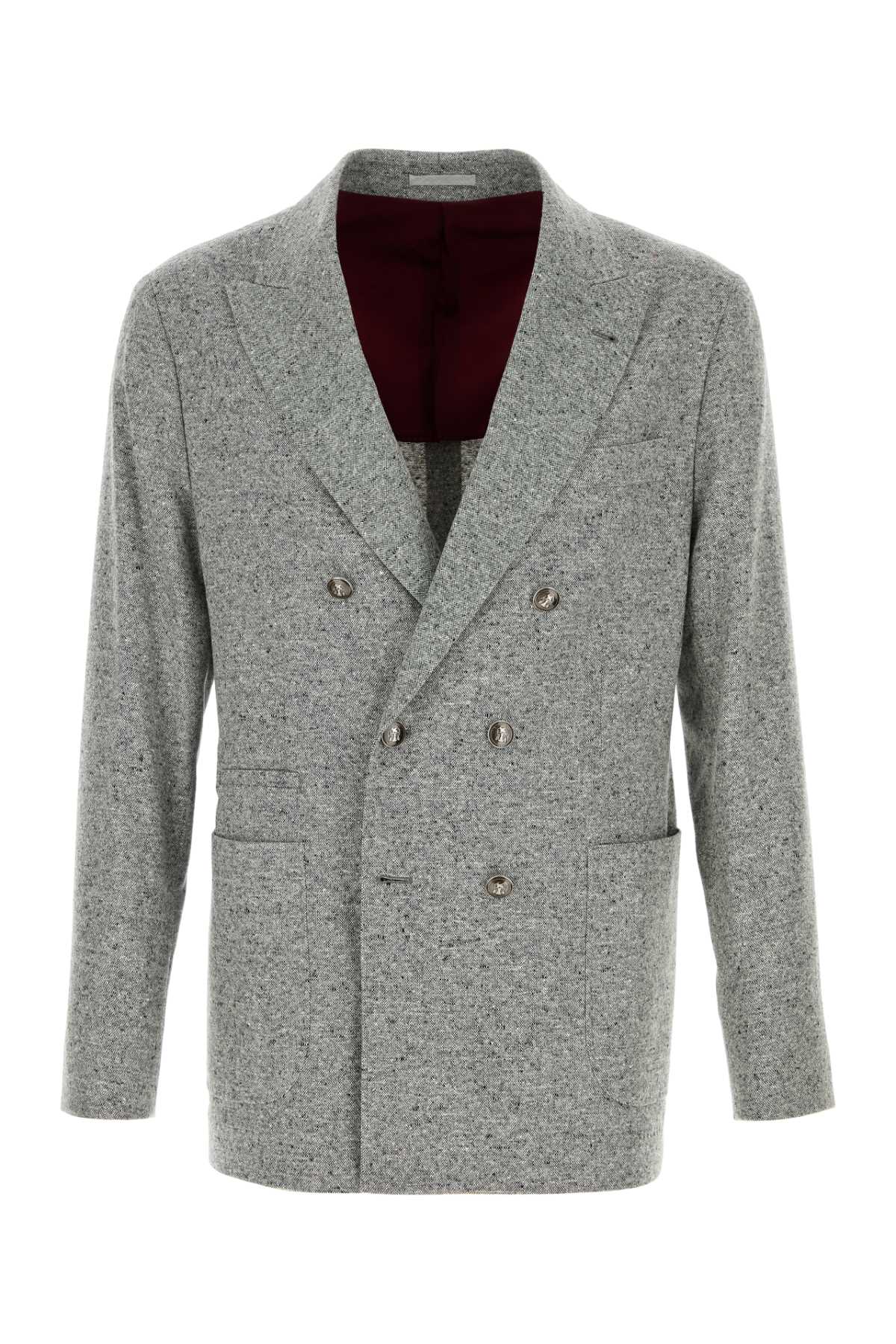 BRUNELLO CUCINELLI SUIT-TYPE JACKET For Men Exterior: 95% Virgin wool 5% Cashmere