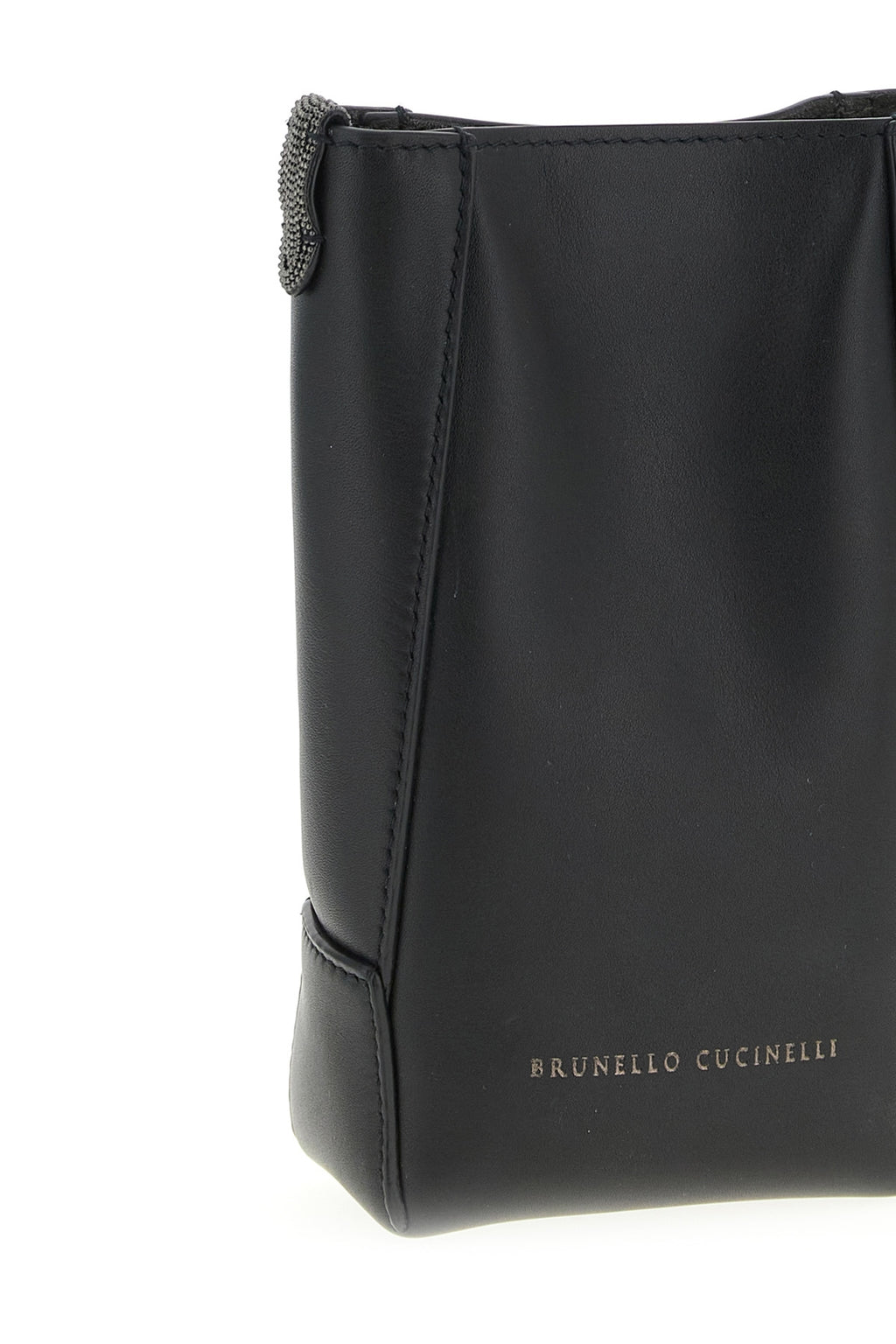BRUNELLO CUCINELLI Cell phone holder with shoulder strap For Women 100% calfskin leather (Bos Taurus)