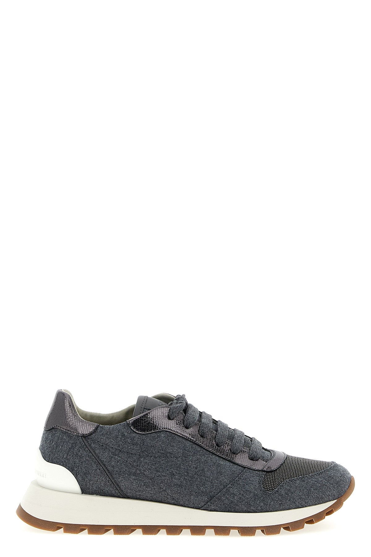 BRUNELLO CUCINELLI 'Runners Precious Toe' sneakers For Women 100% virgin wool
