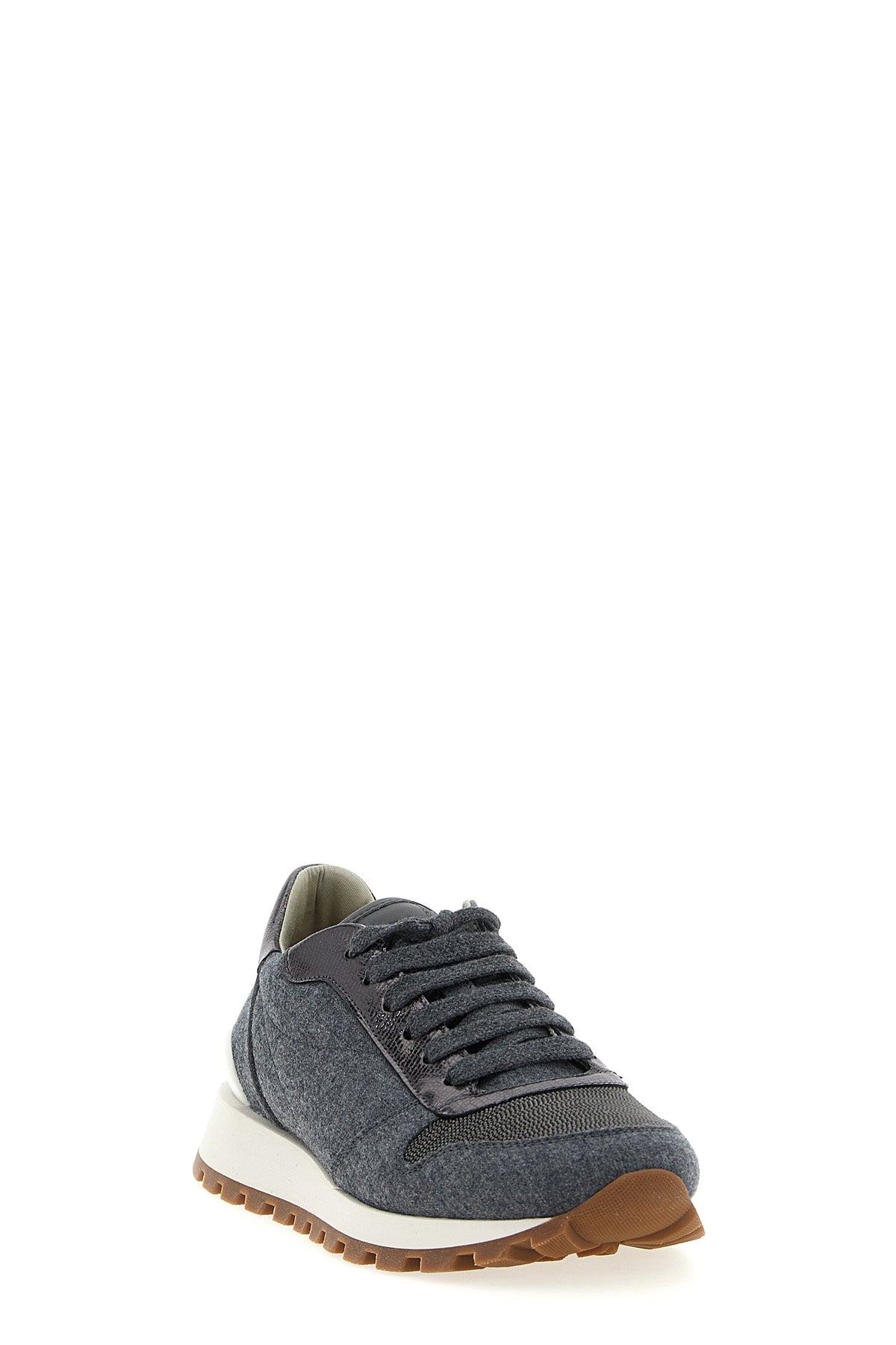 BRUNELLO CUCINELLI 'Runners Precious Toe' sneakers For Women 100% virgin wool