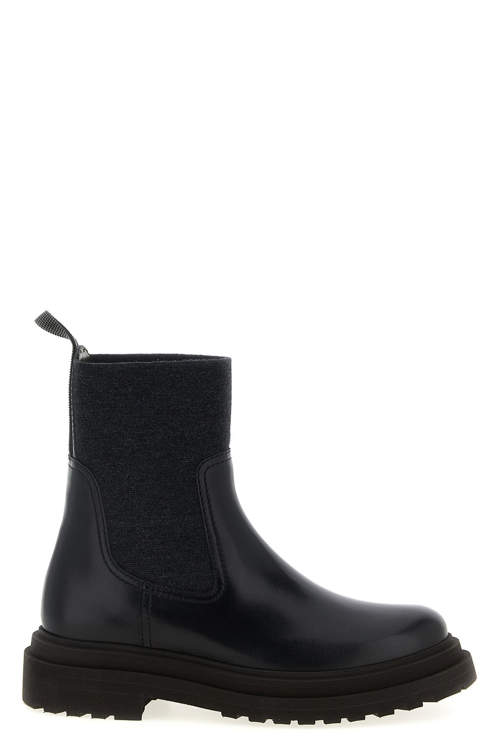 BRUNELLO CUCINELLI Precious Loop Detail ankle boots For Women 100% calfskin leather (Bos Taurus)