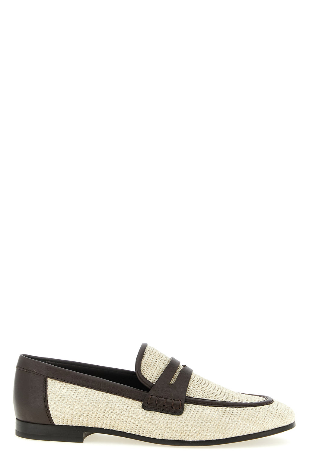 BRUNELLO CUCINELLI Raffia loafers
