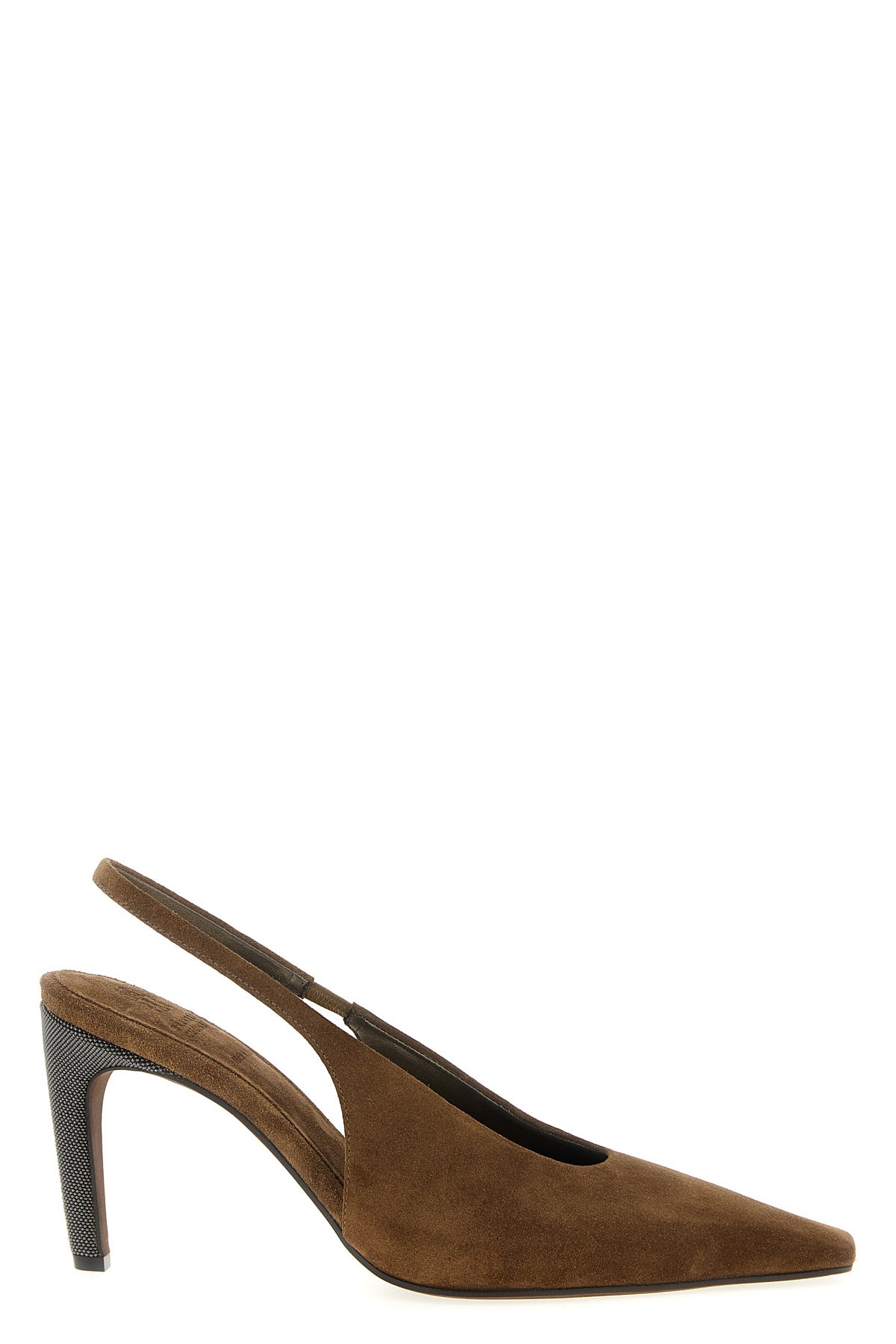 BRUNELLO CUCINELLI 'Precious Heels' slingback For Women 100% leather
