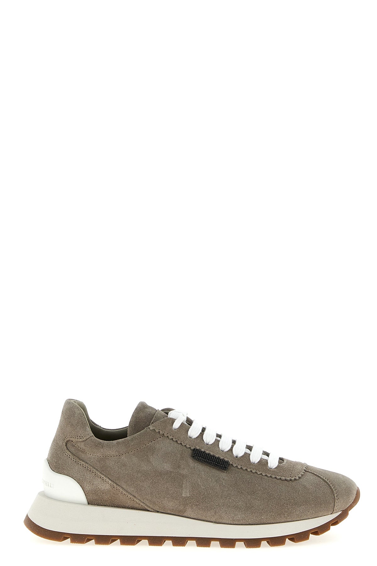 BRUNELLO CUCINELLI Shiny Tab sneakers For Women 100% calfskin leather (Bos Taurus)