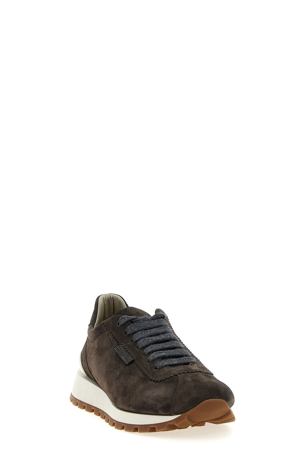 BRUNELLO CUCINELLI Shiny Tab sneakers For Women 100% calfskin leather (Bos Taurus)