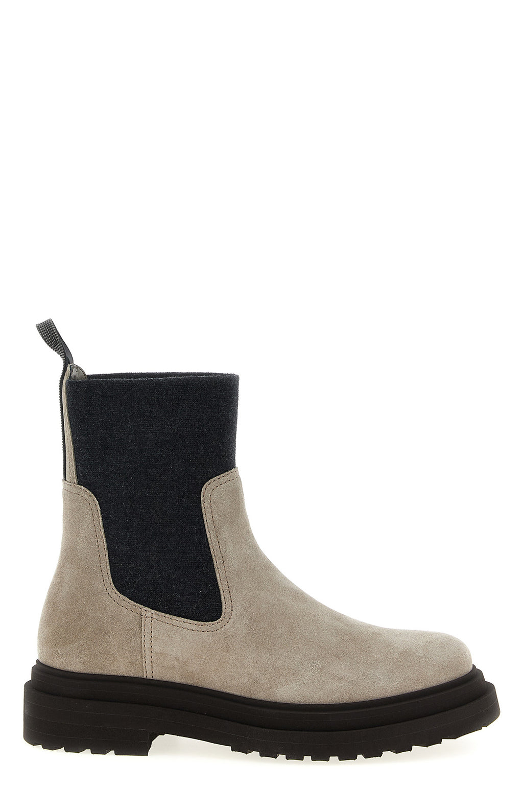 BRUNELLO CUCINELLI Precious Loop Detail ankle boots For Women 100% calfskin leather (Bos Taurus)