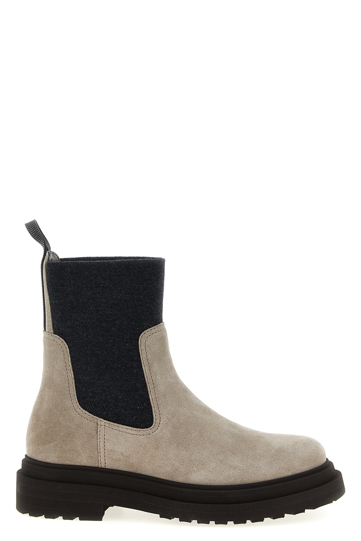 BRUNELLO CUCINELLI Precious Loop Detail ankle boots For Women 100% calfskin leather (Bos Taurus)