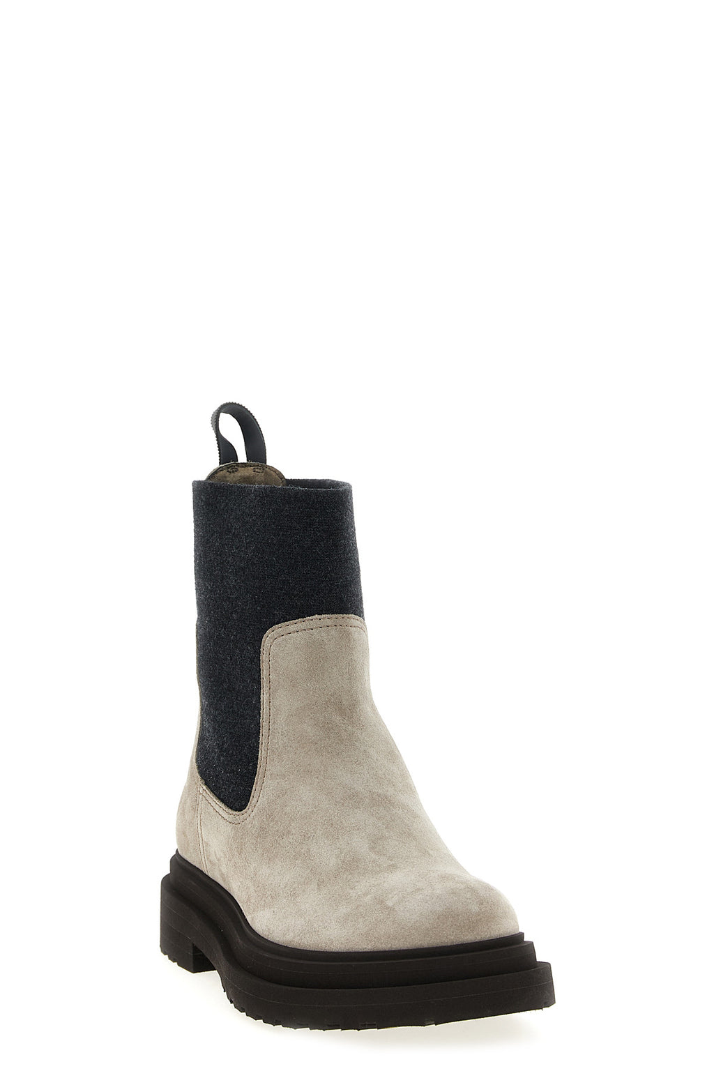 BRUNELLO CUCINELLI Precious Loop Detail ankle boots For Women 100% calfskin leather (Bos Taurus)