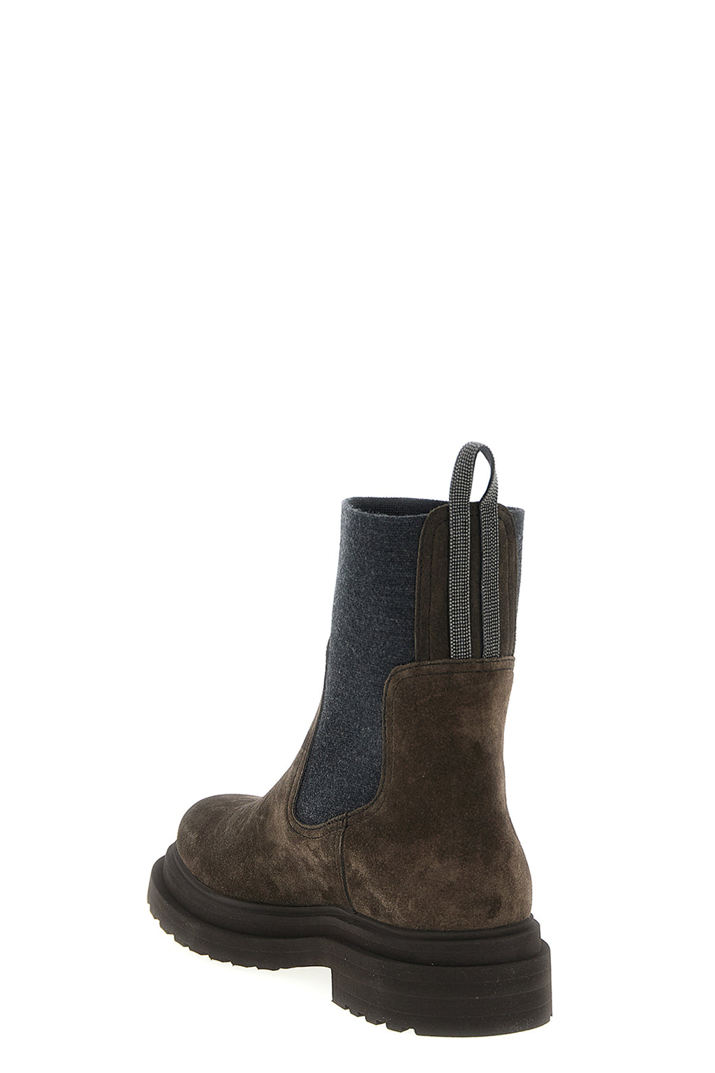 BRUNELLO CUCINELLI 'Precious Loop Detail' ankle boots For Women 100% calfskin leather (Bos Taurus)