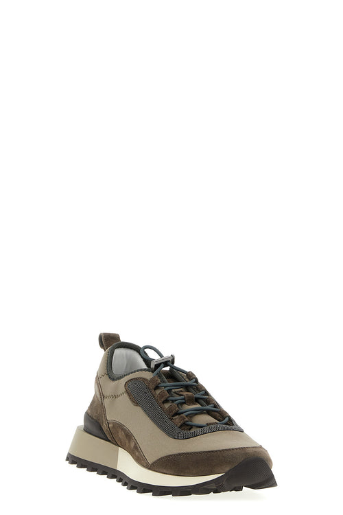 BRUNELLO CUCINELLI 'Precious Detail' sneakers For Women 100% calfskin leather (Bos Taurus)