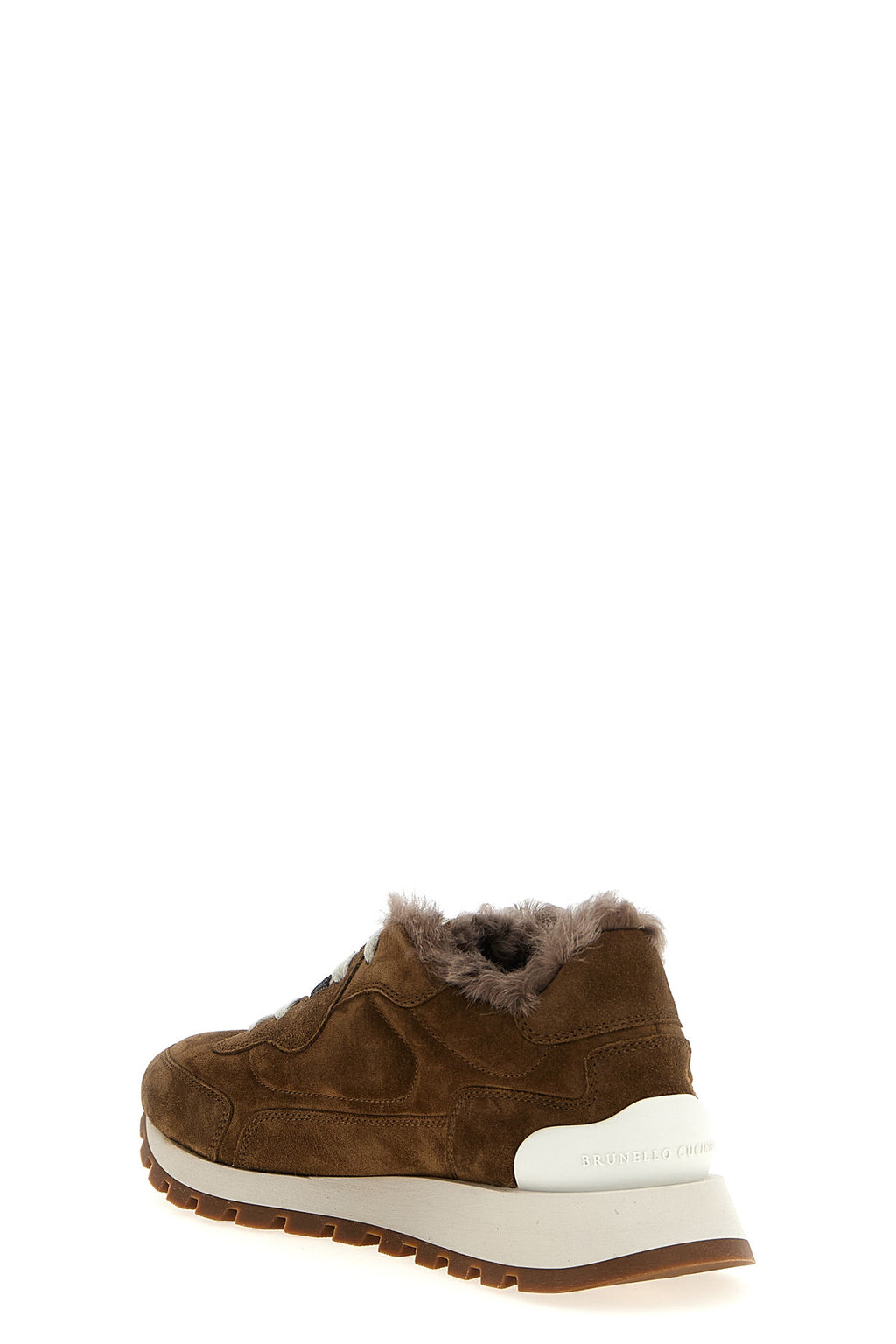 BRUNELLO CUCINELLI Monile suede sneakers For Women 100% calfskin leather (Bos Taurus)