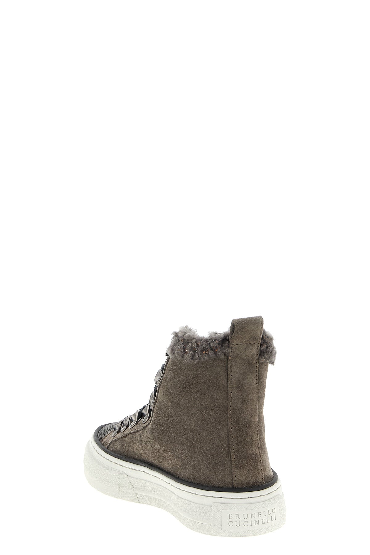 BRUNELLO CUCINELLI 'Precious Toe' sneakers For Women 100% calfskin leather (Bos Taurus)