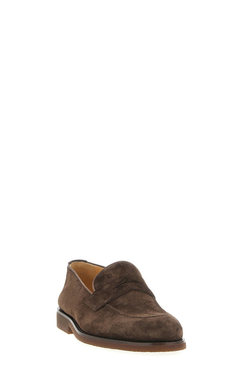 BRUNELLO CUCINELLI 'Penny Loafer' loafers For Men 100% calfskin leather (Bos Taurus)