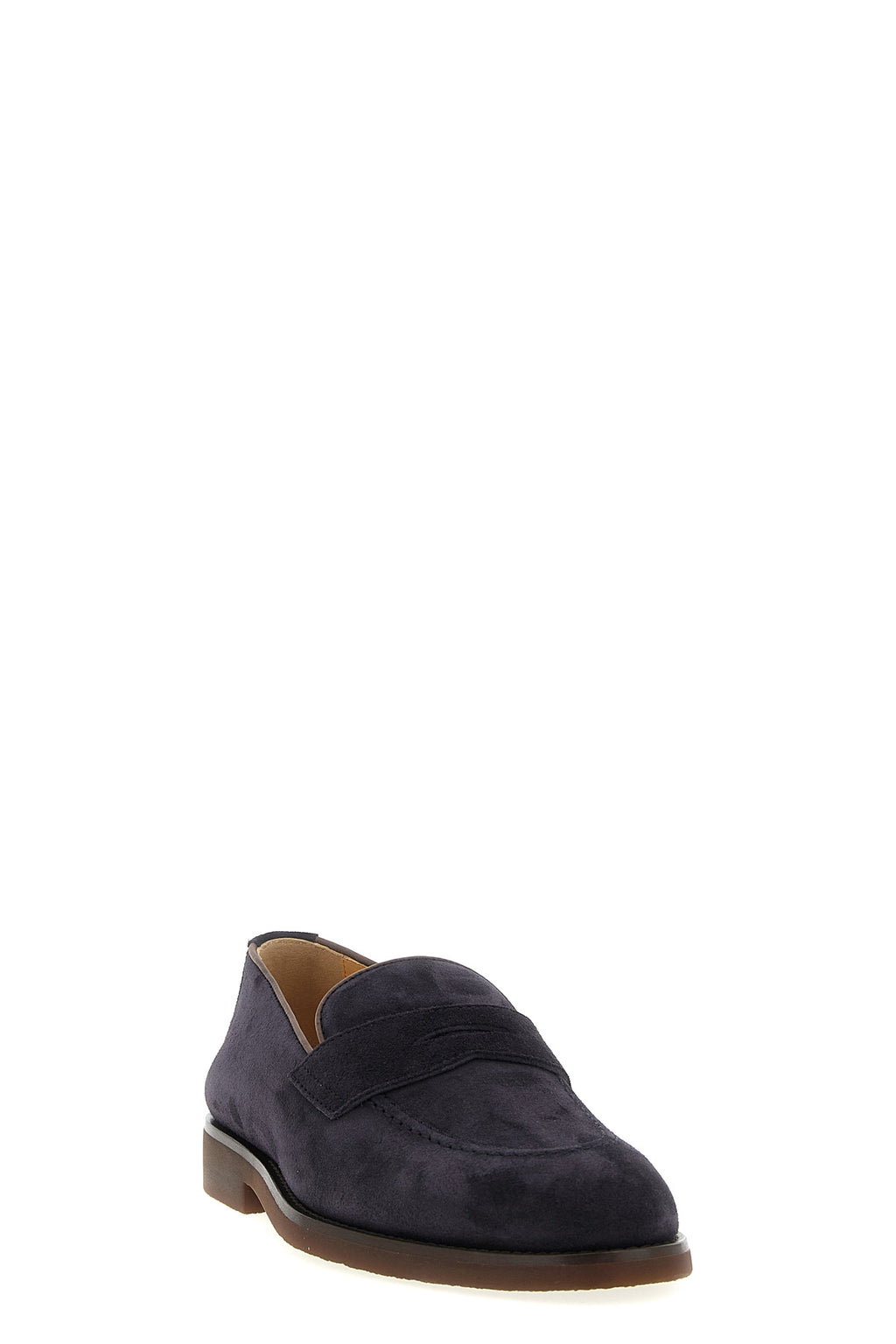 BRUNELLO CUCINELLI Suede loafers For Men 100% calfskin leather (Bos Taurus)