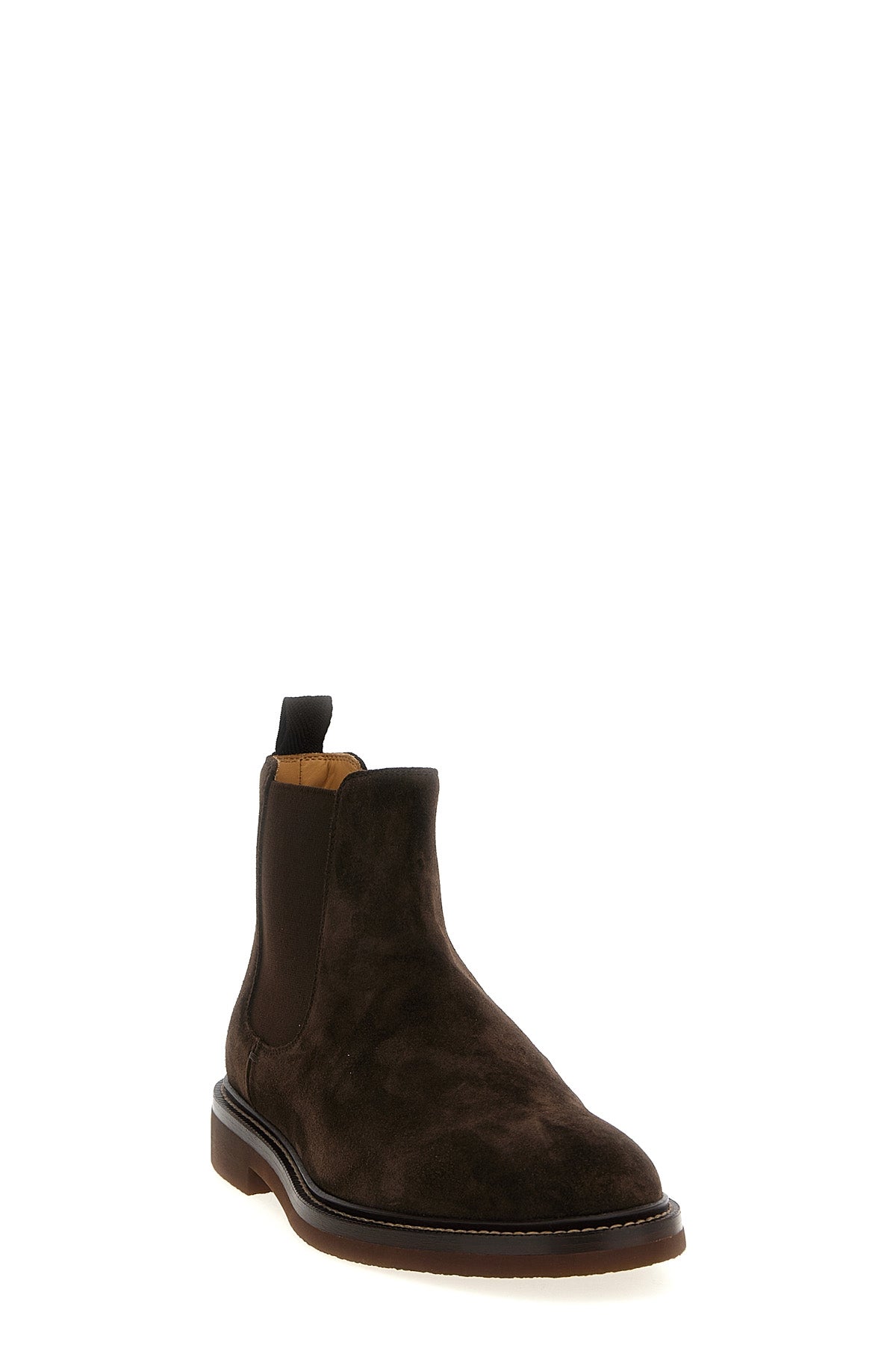 BRUNELLO CUCINELLI Chelsea ankle boots For Men 100% calfskin leather (Bos Taurus)