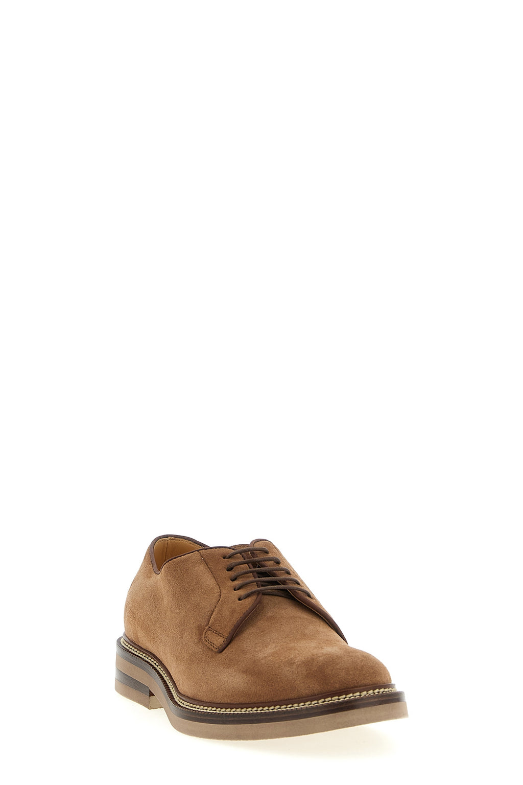 BRUNELLO CUCINELLI Suede derby For Men 100% calfskin leather (Bos Taurus)