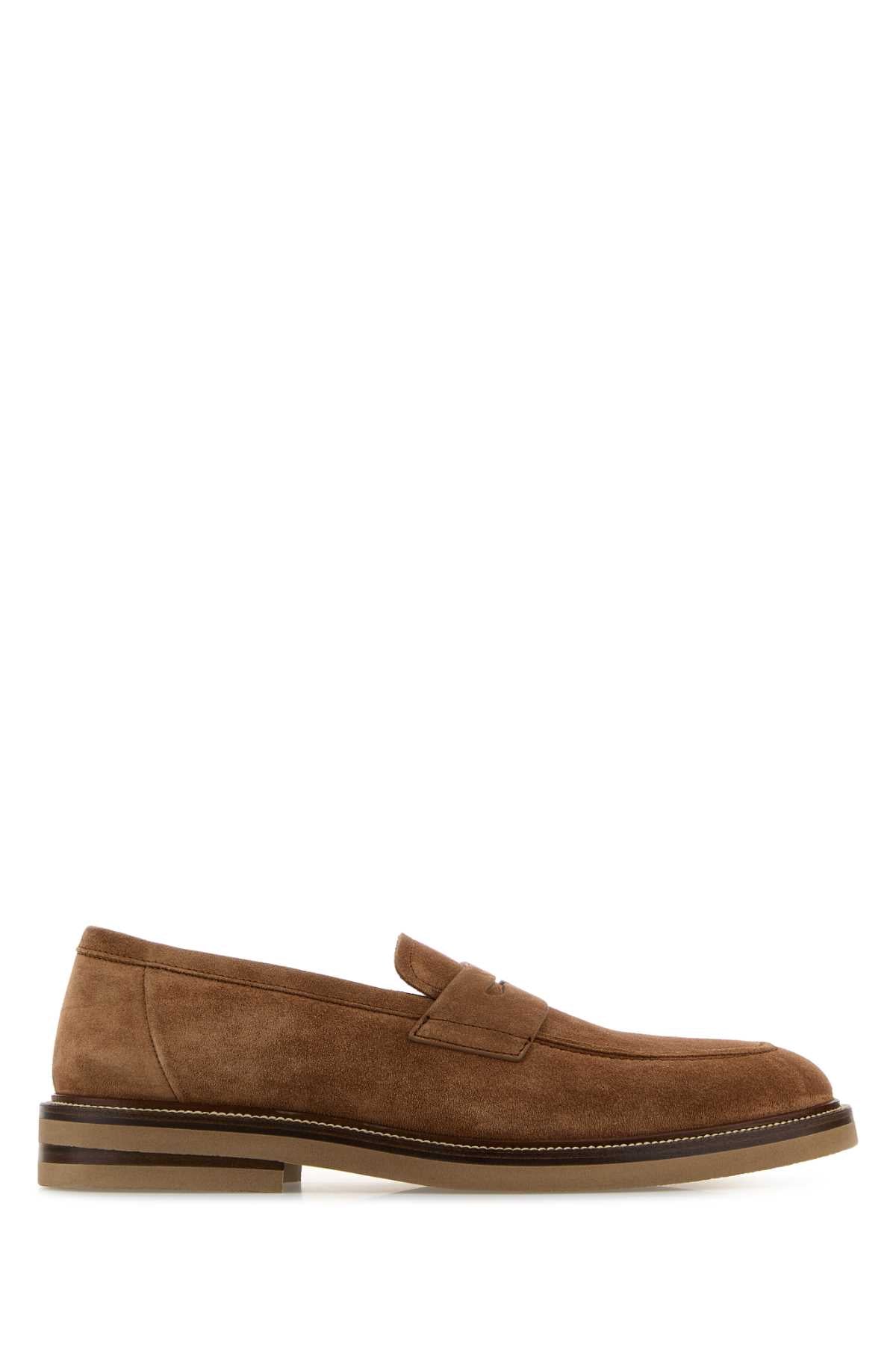 BRUNELLO CUCINELLI PAIR OF LOAFERS For Men Exterior: 100% Leather Interior: 100% Leather Sole: Rubber