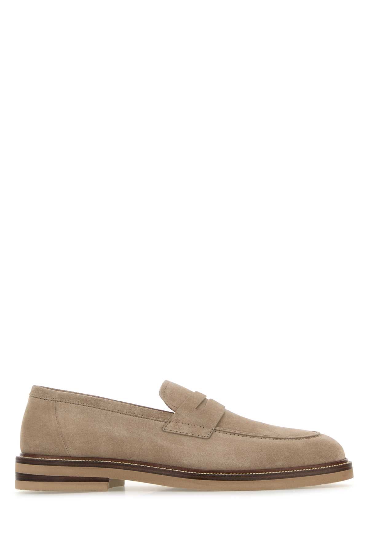 BRUNELLO CUCINELLI PAIR OF LOAFERS For Men Exterior: 100% Suede Interior: 100% Leather Sole: Rubber