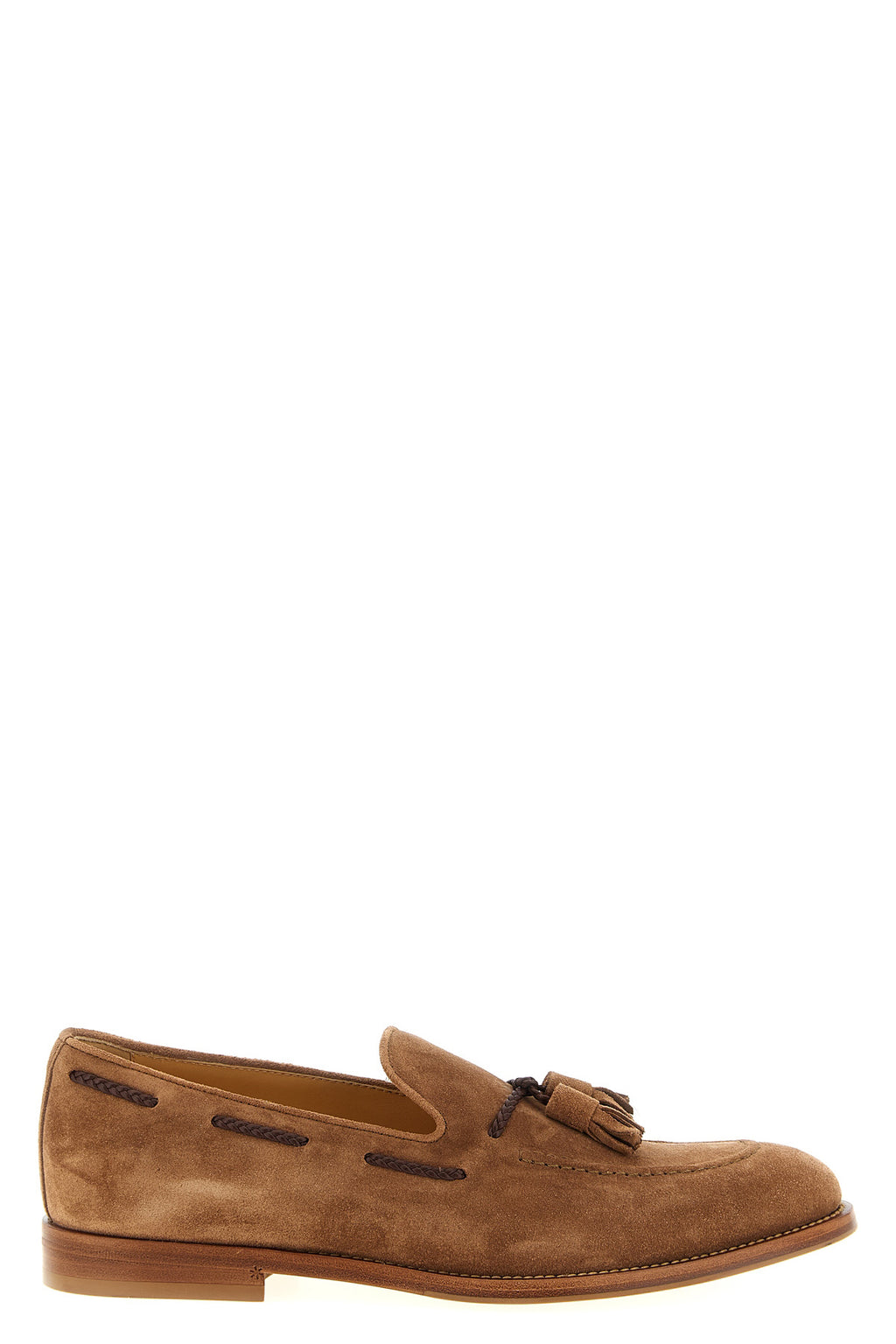 BRUNELLO CUCINELLI Suede loafers For Men 100% calfskin leather (Bos Taurus)