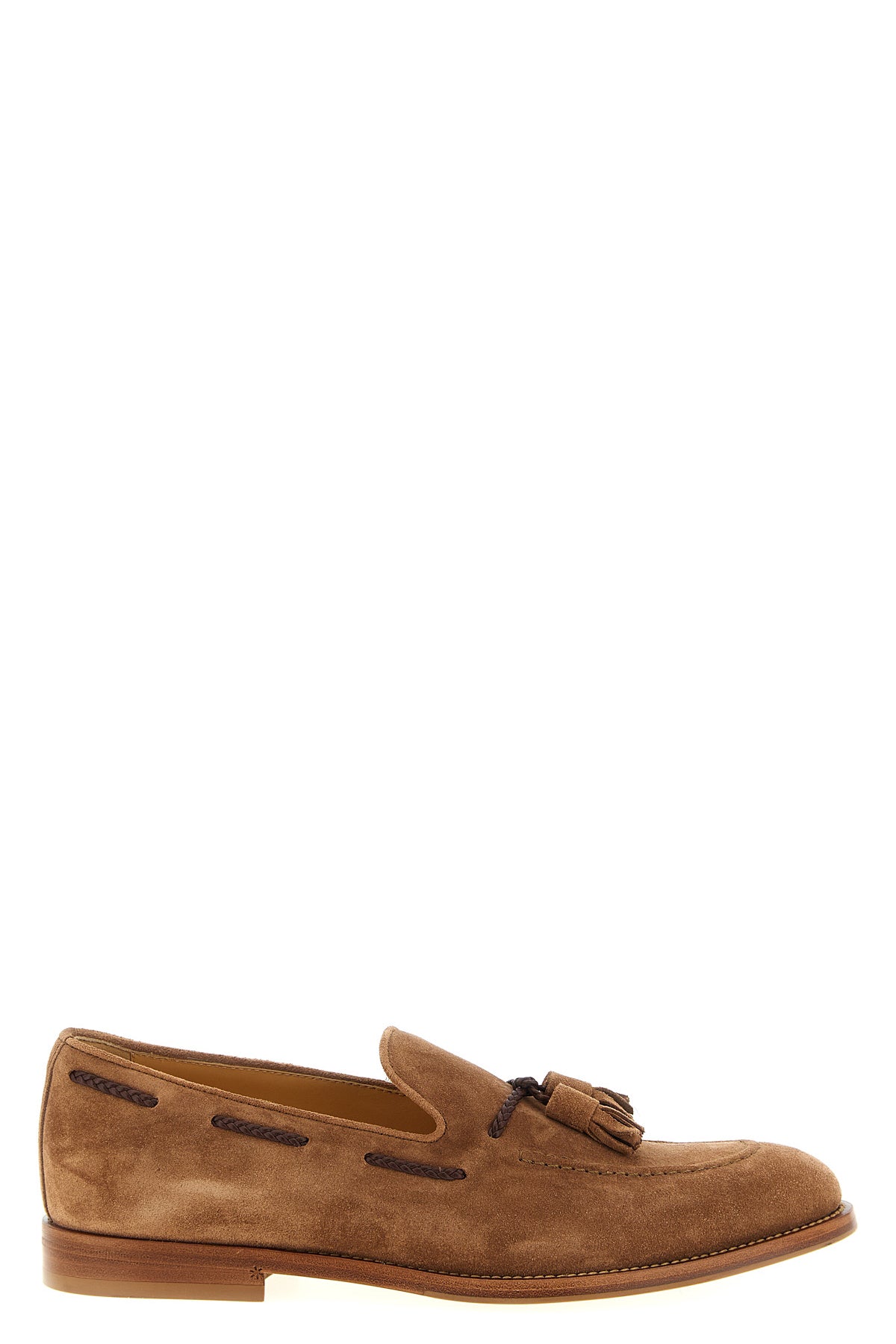 BRUNELLO CUCINELLI Suede loafers For Men 100% calfskin leather (Bos Taurus)