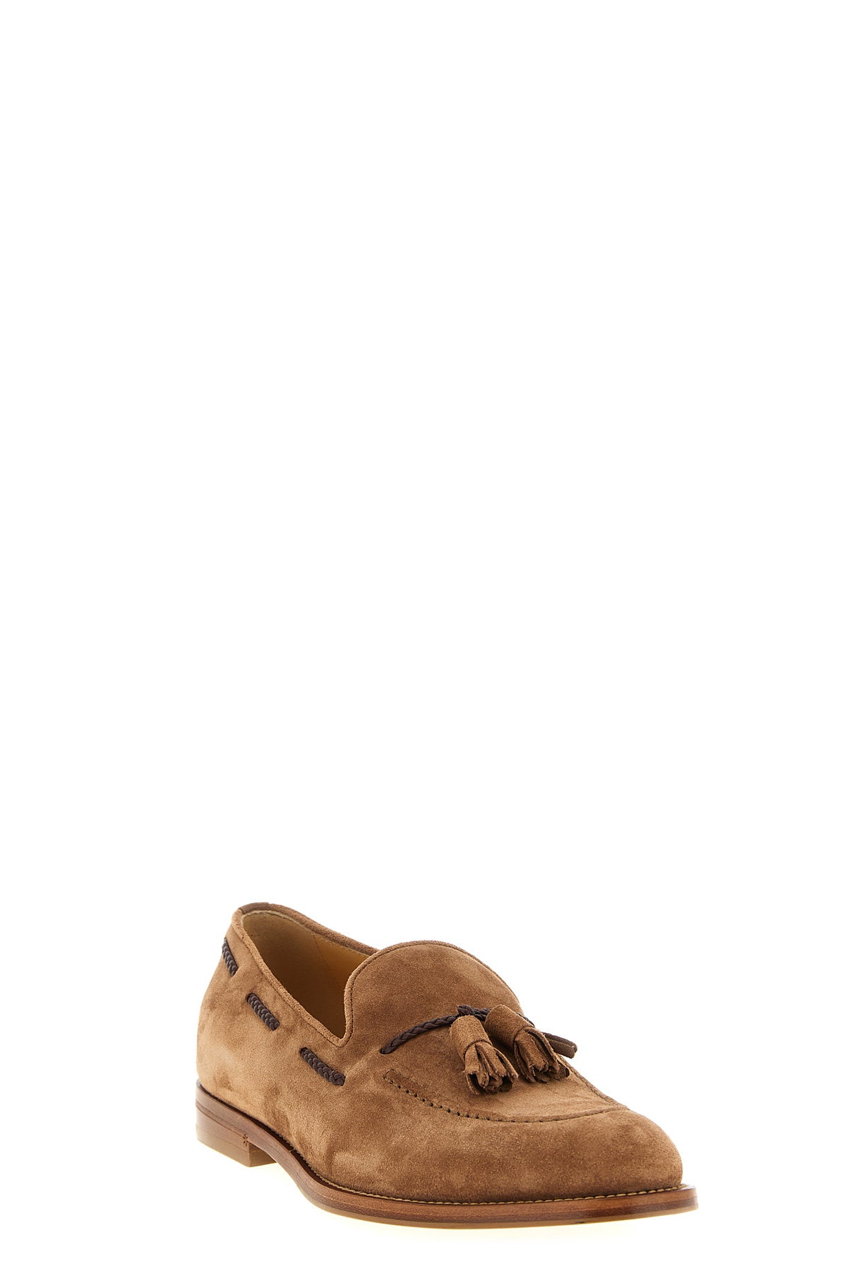 BRUNELLO CUCINELLI Suede loafers For Men 100% calfskin leather (Bos Taurus)