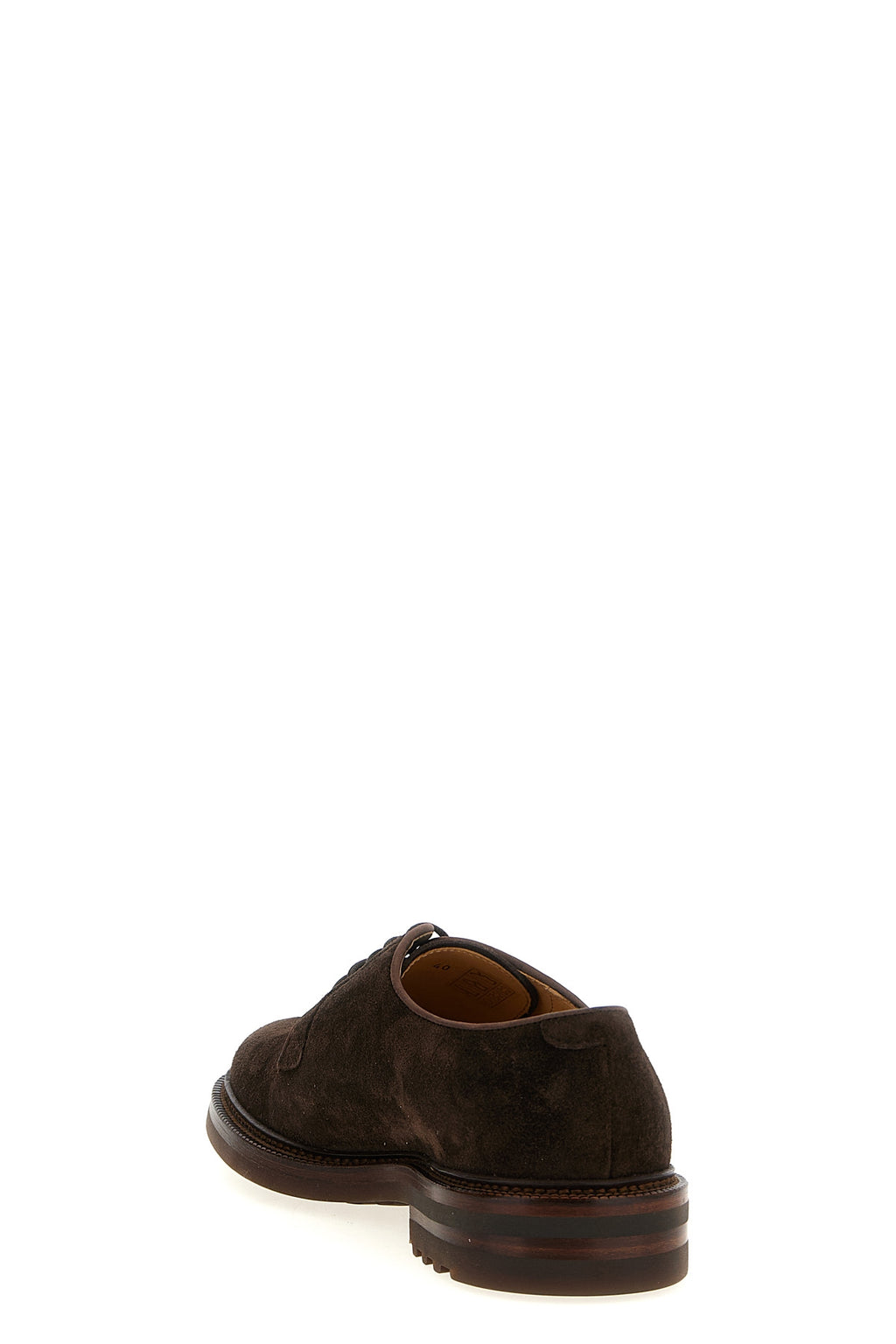 BRUNELLO CUCINELLI Suede derby For Men 100% calfskin leather (Bos Taurus)
