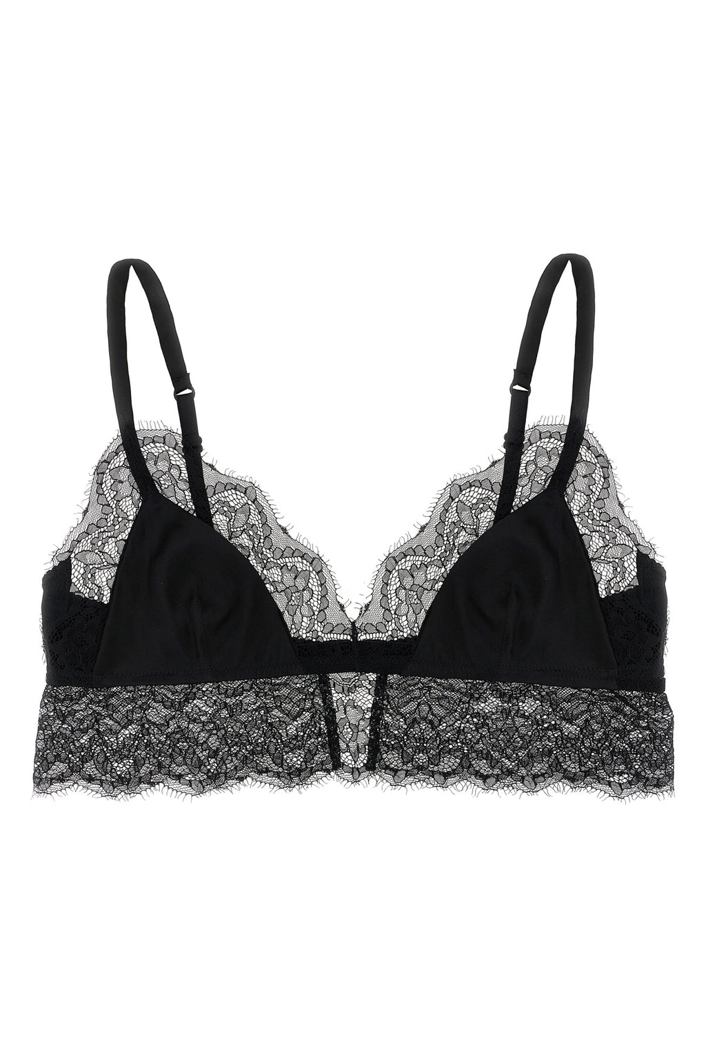 DOLCE & GABBANA Lace satin bra For Women 50% silk 28% polyamide 22% vi