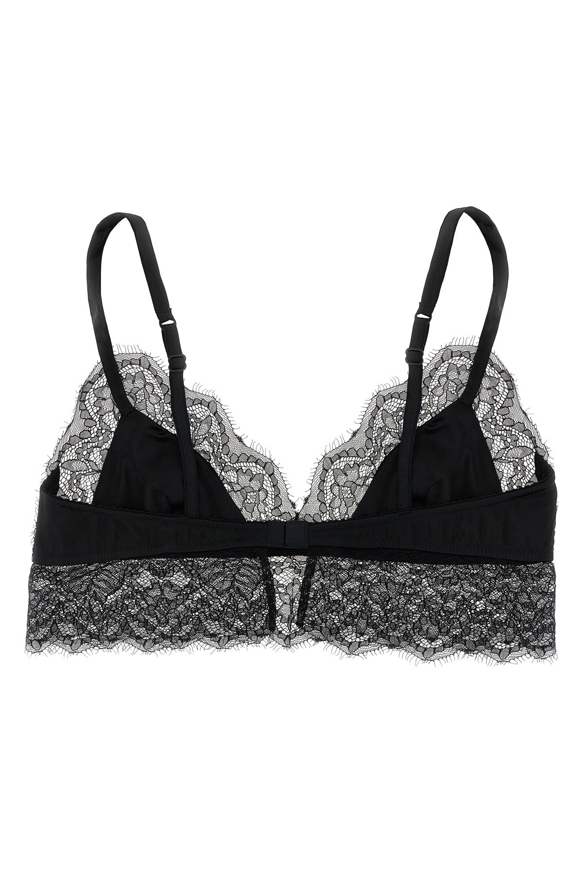 DOLCE & GABBANA Lace satin bra For Women 50% silk 28% polyamide 22% vi