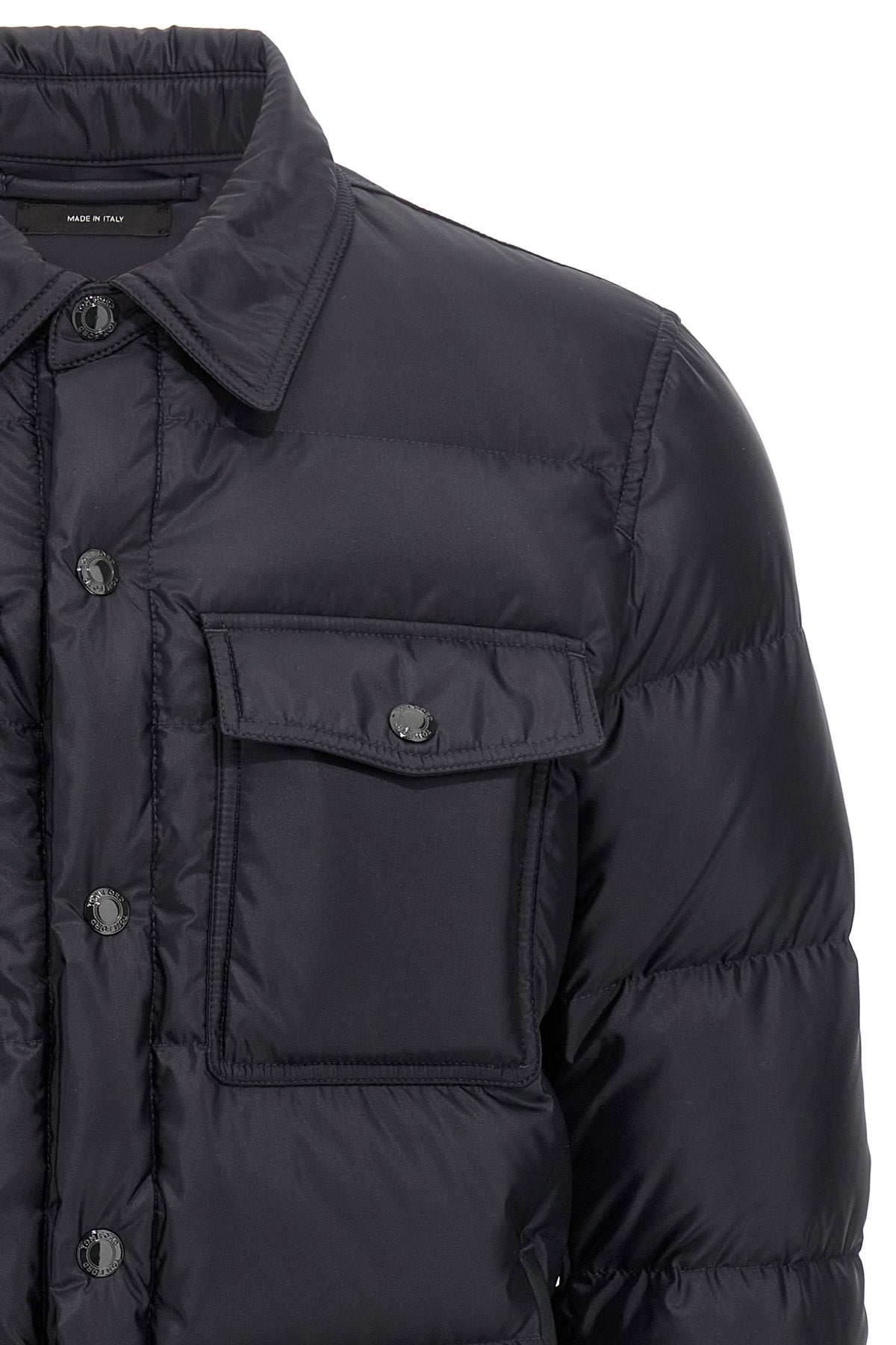 TOM FORD Shirt collar down jacket For Men 100% polyester