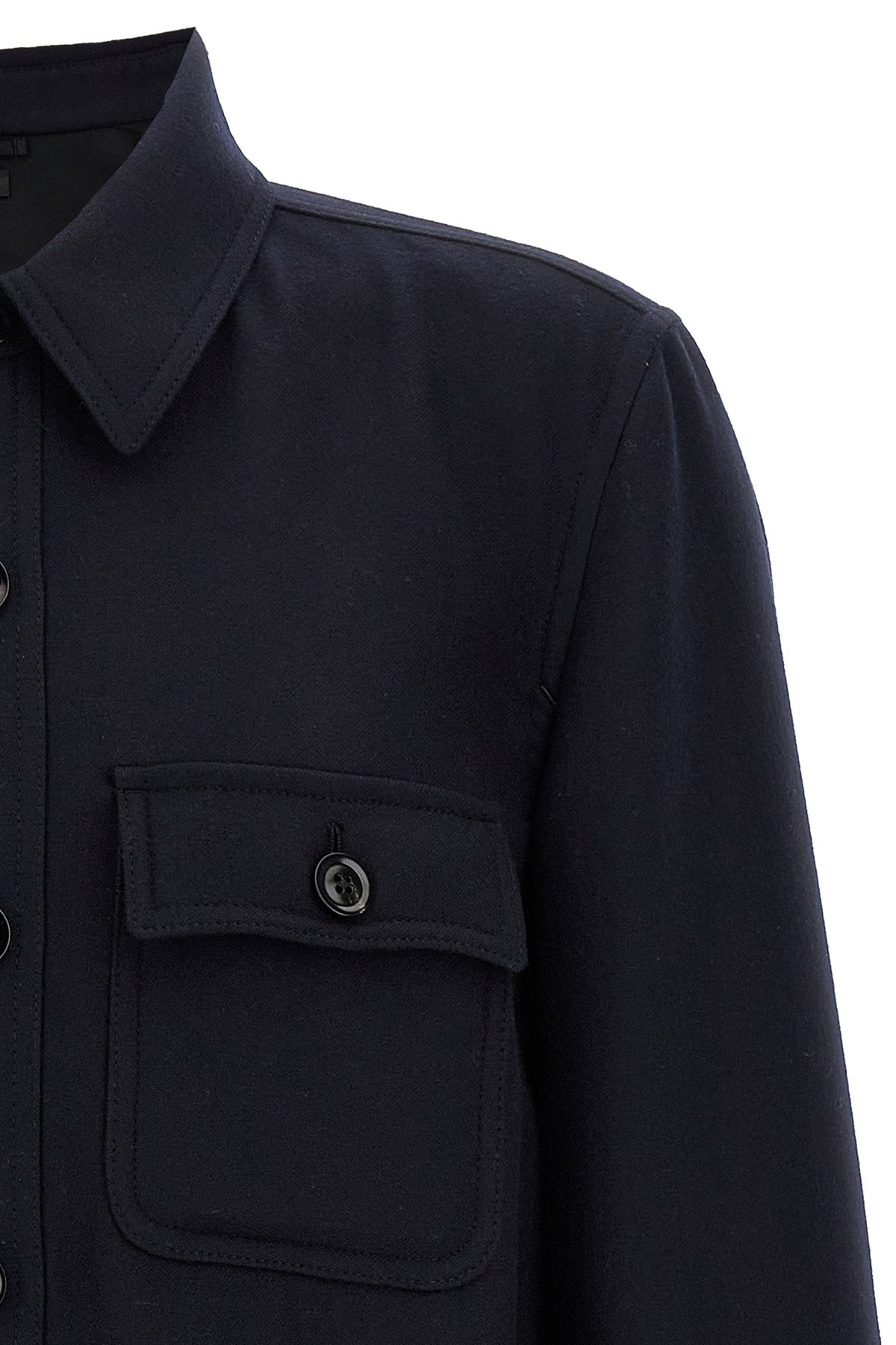TOM FORD 'Double Splittable Light Wool' overshirt For Men 96% wool, 4% silk