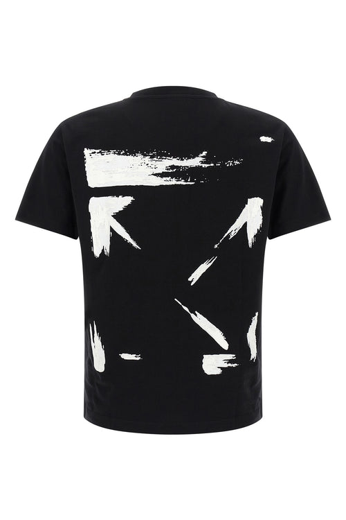 OFF-WHITE 'Brush Arrow' T-shirt For Men 100% cotton
