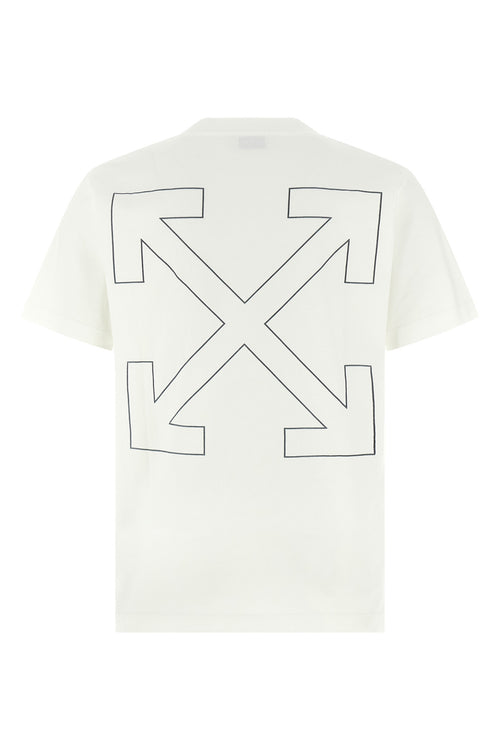 OFF-WHITE 'Outline Arrow Slim' T-shirt For Men 100% cotton