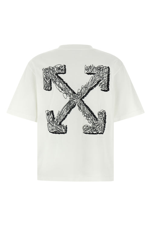 OFF-WHITE 'Scribble Arrow Skate' T-shirt For Men 100% cotton