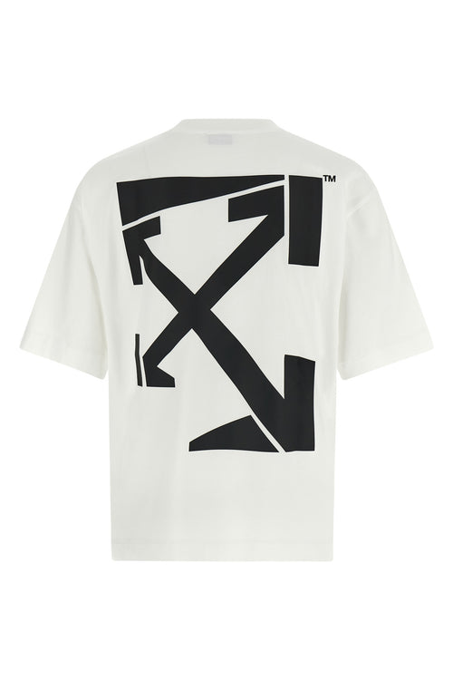 OFF-WHITE 'Run Arrow' T-shirt For Men 100% cotton