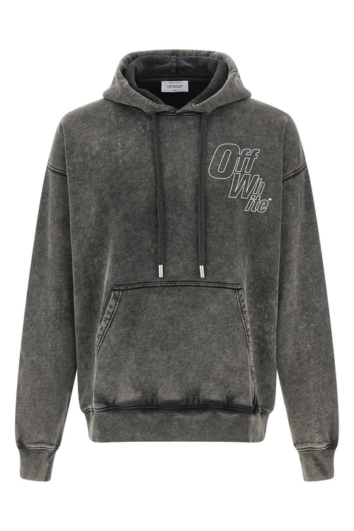 OFF-WHITE 'Outline Arrow Skate' hoodie For Men 100% cotton