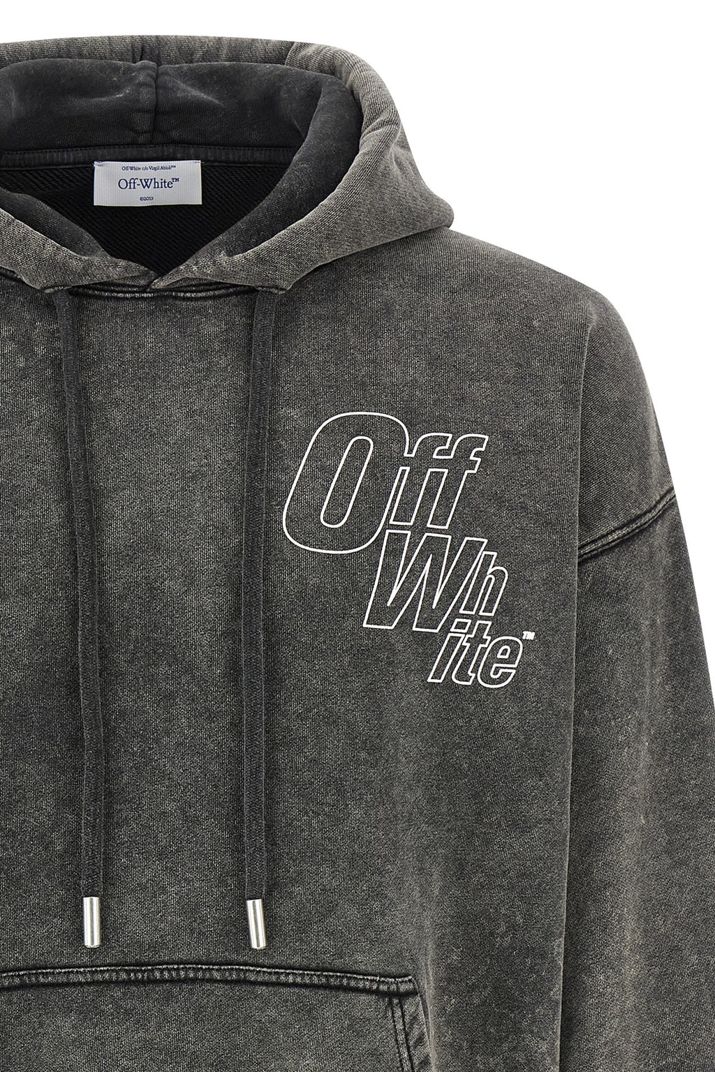 OFF-WHITE 'Outline Arrow Skate' hoodie For Men 100% cotton