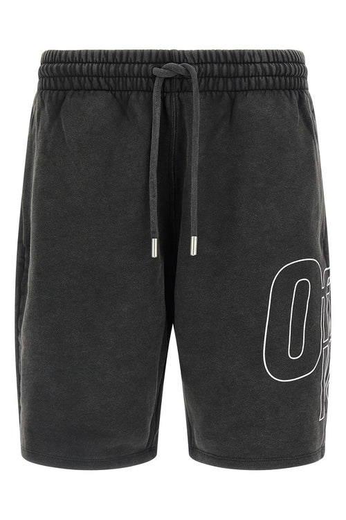 OFF-WHITE 'Outline Arrow Skate' bermuda shorts For Men 100% cotton