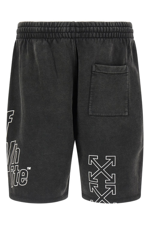 OFF-WHITE 'Outline Arrow Skate' bermuda shorts For Men 100% cotton