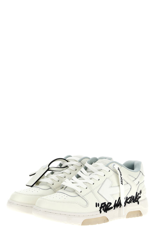 OFF-WHITE 'Out Of Office' sneakers For Men 89% bovine leather 11% recycled polyester