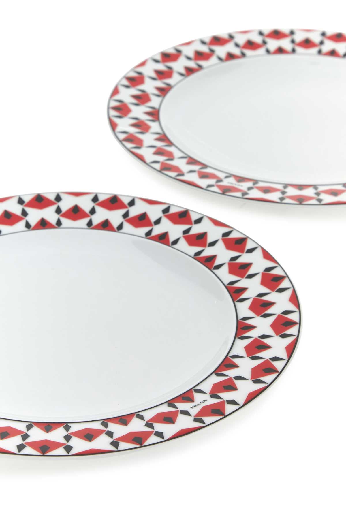 PRADA SET 2 PIATTI PIANI25 For Men Exterior: 100% Porcelain