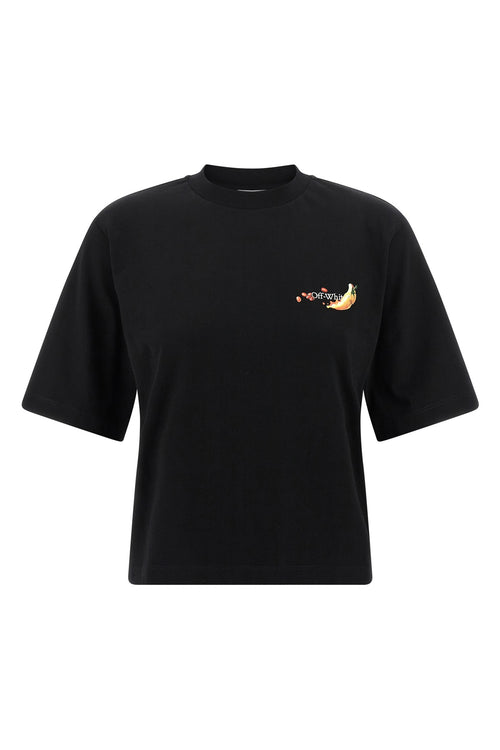 OFF-WHITE 'Emb Fruits Arrow' T-shirt For Women 100% cotton
