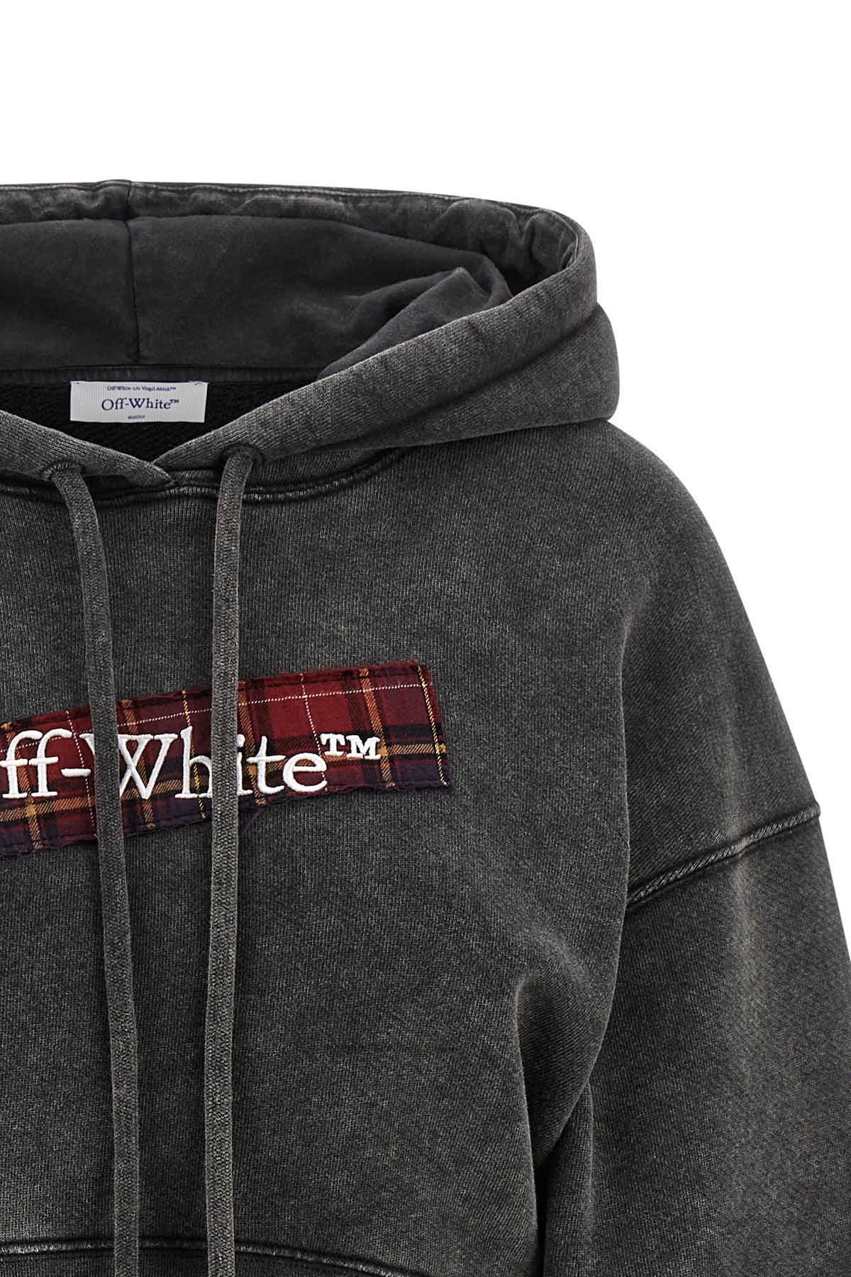 off-white 'Check Flan Bookish' hoodie