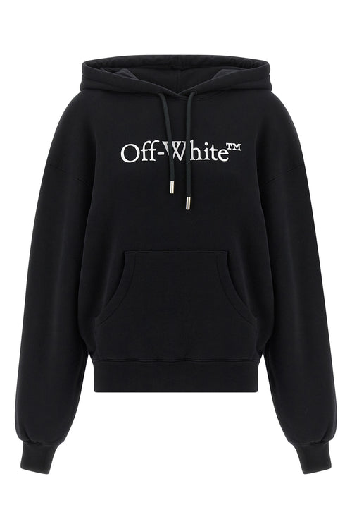 OFF-WHITE 'Big Logo Bookkish' hoodie For Women 100% cotton