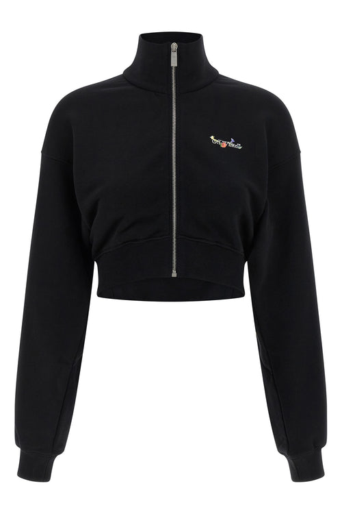 OFF-WHITE 'Arrow Glass Flower' sweatshirt For Women 100% cotton