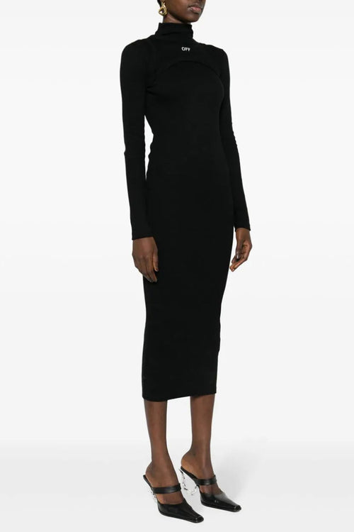 OFF-WHITE 'Off stamp' dress For Women 98% cotton, 2% elastane