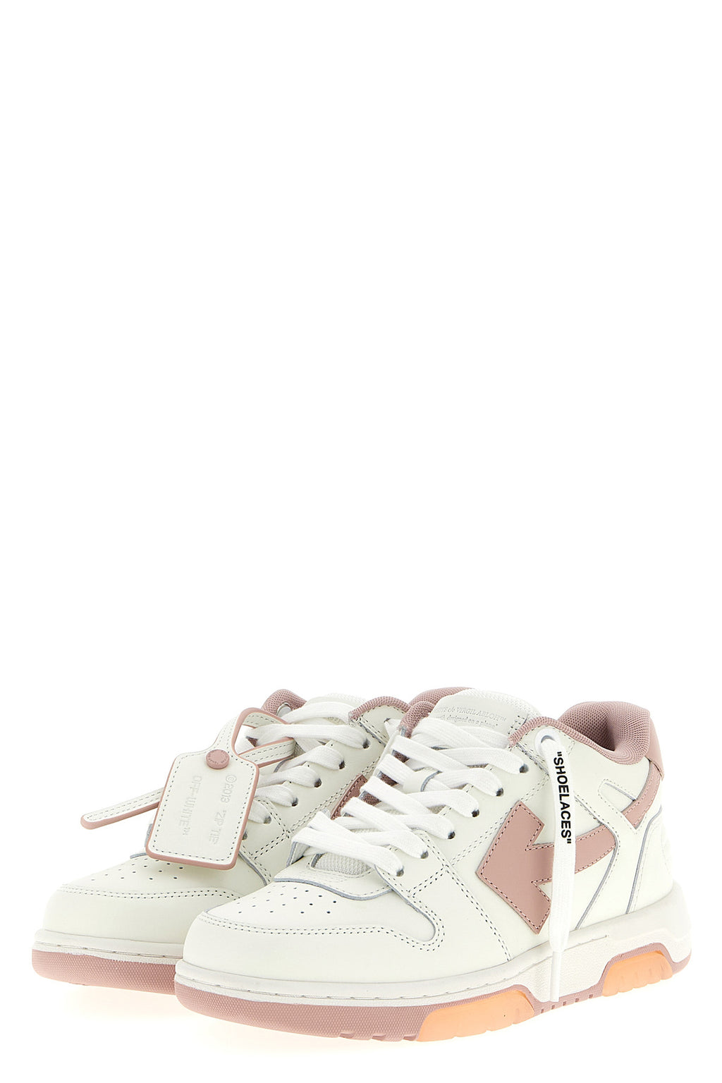 OFF-WHITE 'Out of office' sneakers For Women 89% bovine leather 11% recycled polyester
