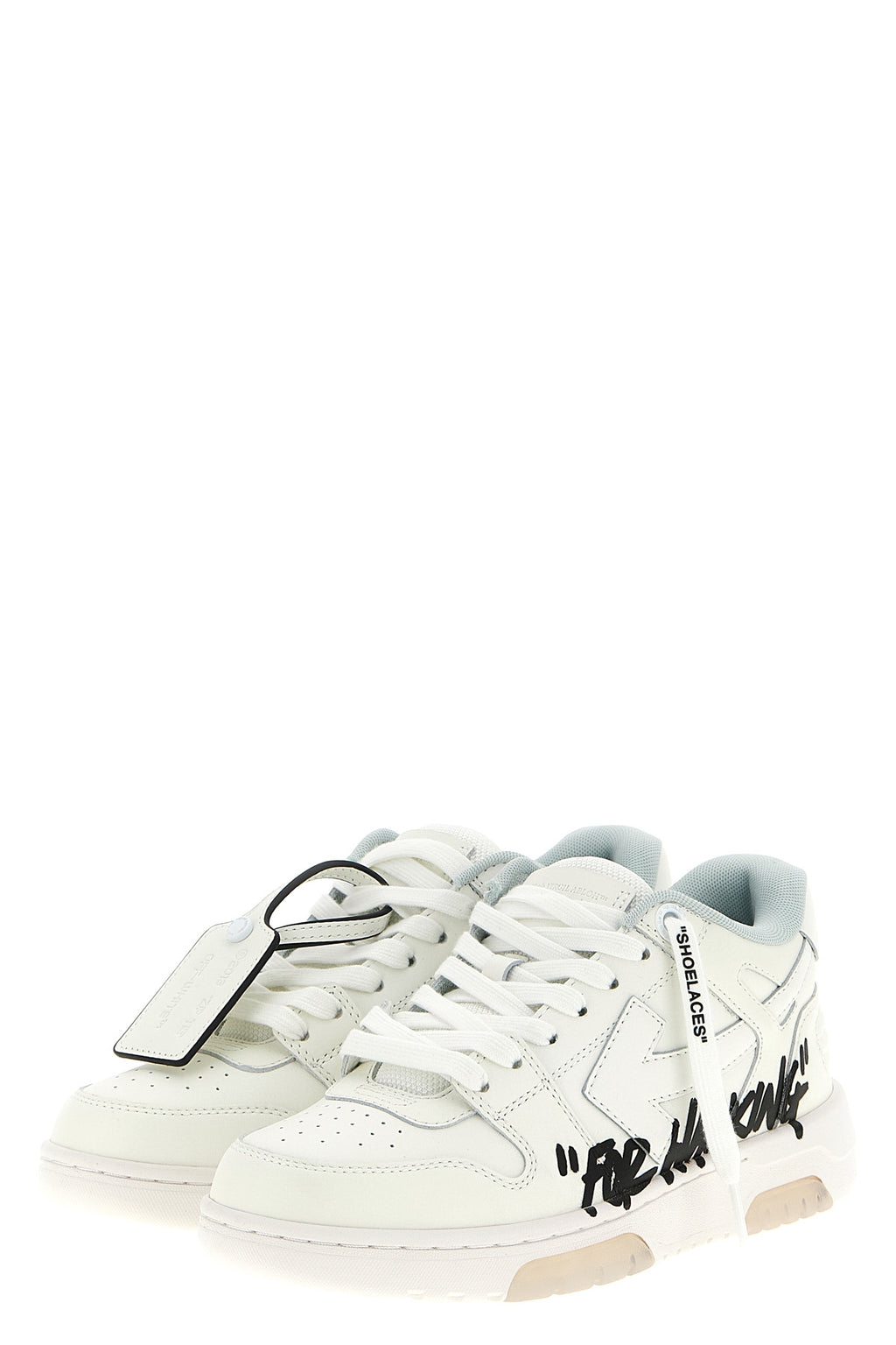 OFF-WHITE 'Out Of Office' sneakers For Women 89% bovine leather 11% recycled polyester